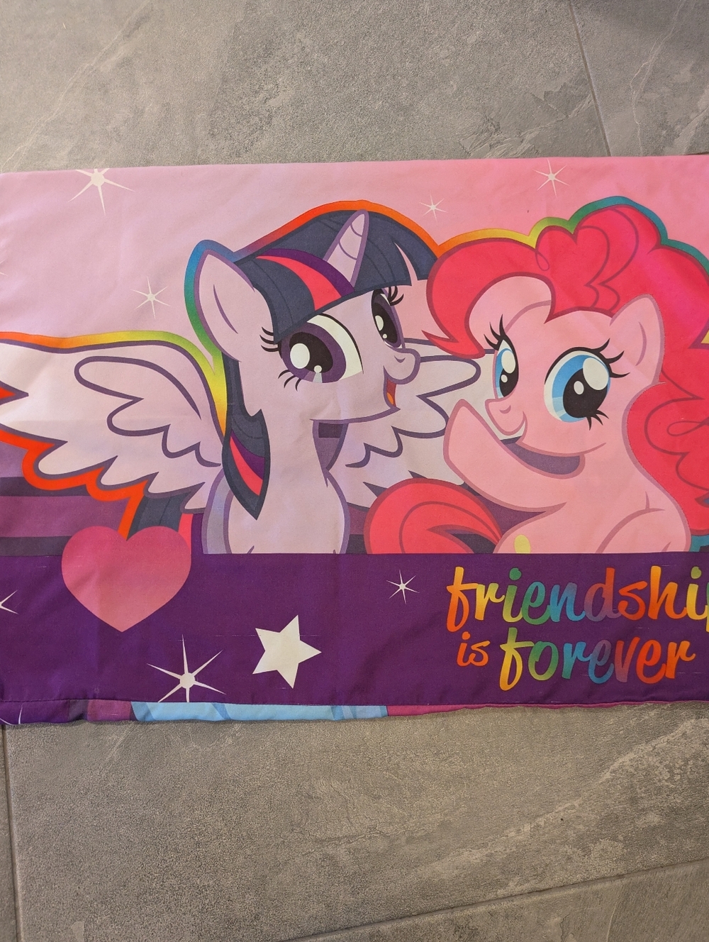 My Little Pony Friendship Pillowcase - Pink & Purple